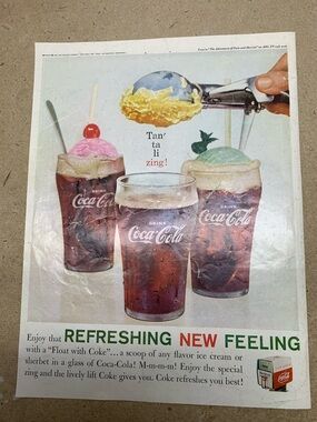 Vintage Life Magazine July 7, 1961 Coca Cola Advertistment